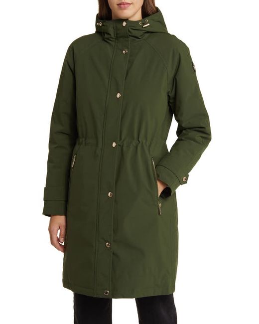 Michael Michael Kors Water Resistant Quilted Coat in at X-Small