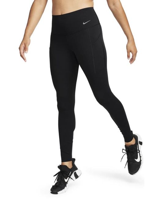 Nike Universa Dri-FIT Medium Support High Waist Leggings in at Xx-Small Regular
