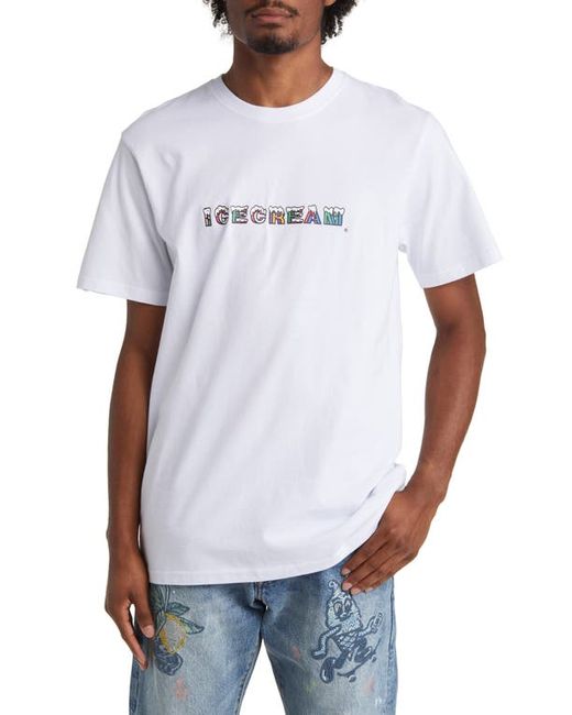 Icecream Snowfall Graphic T-Shirt in at