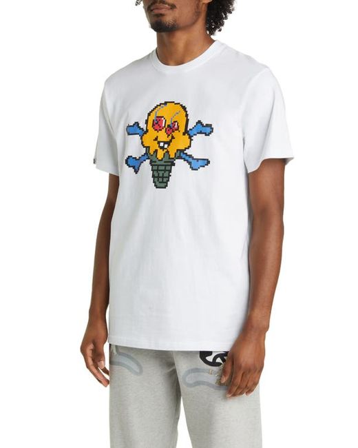 Icecream Pixel Cotton Graphic T-Shirt in at