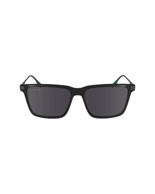 Lacoste Premium Heritage 55mm Rectangular Sunglasses in at