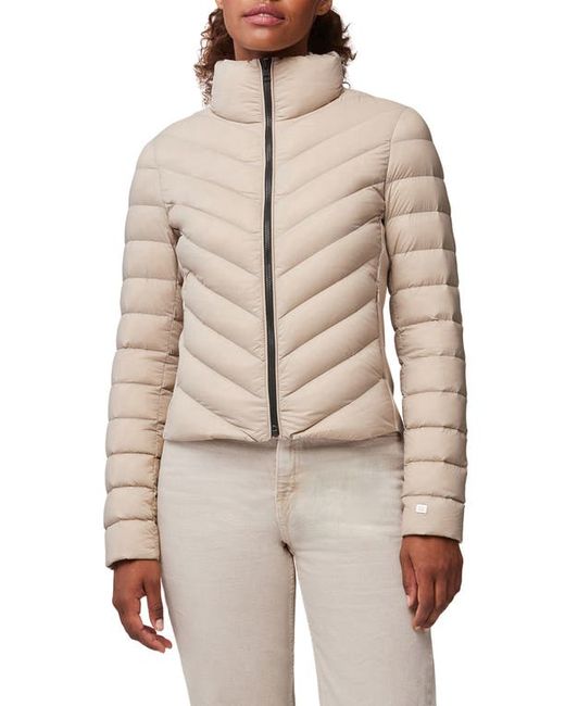 Soia & Kyo Water Repellent Chevron Quilting Down Jacket in at