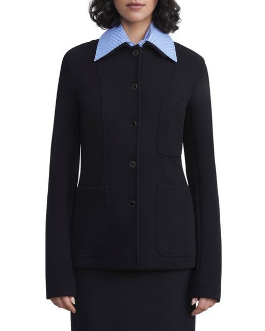 Lafayette 148 New York Wool Blend Jacket in at 6