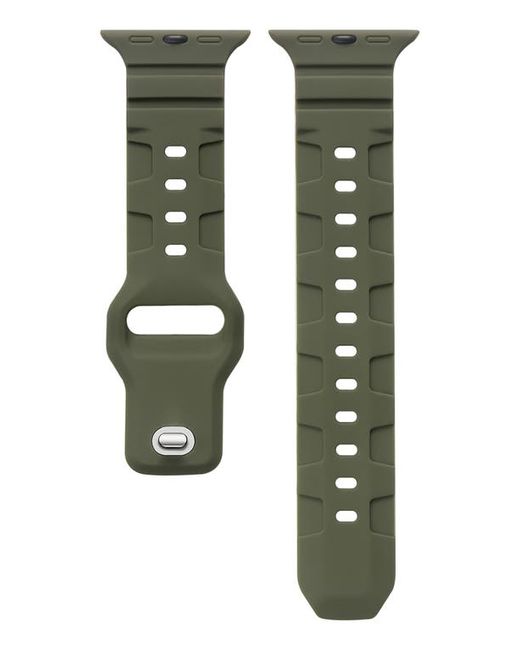 The Posh Tech Ridge Silicone 27mm Apple Watch Watchband in at