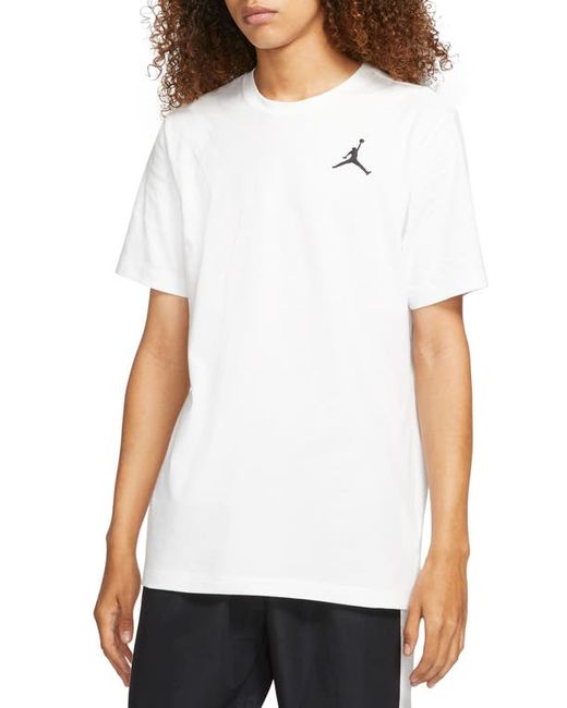Jordan Jumpman Embroidered T-Shirt in Black at Small