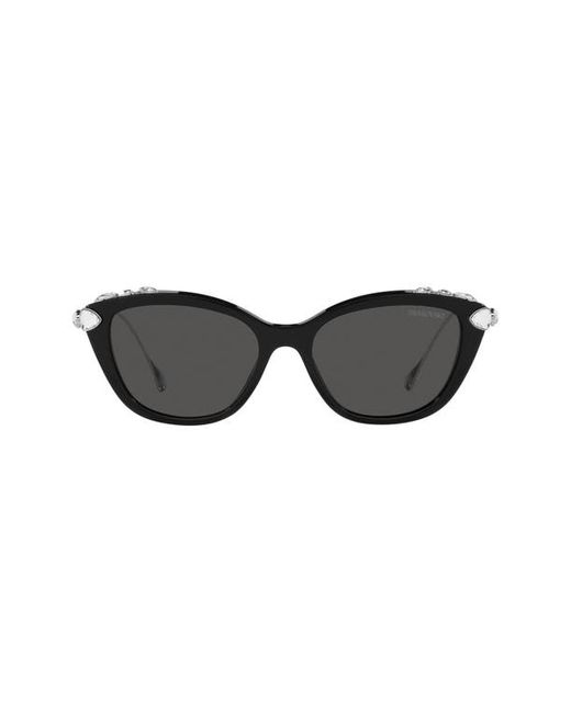 Swarovski 55mm Cat Eye Sunglasses in at