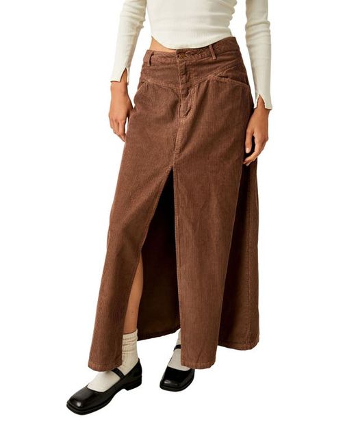 Free People As You Are Corduroy Maxi Skirt in at