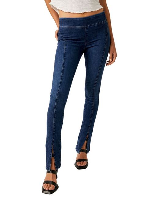 Free People Double Dutch Pull-On Slit Hem Jeans in at Small