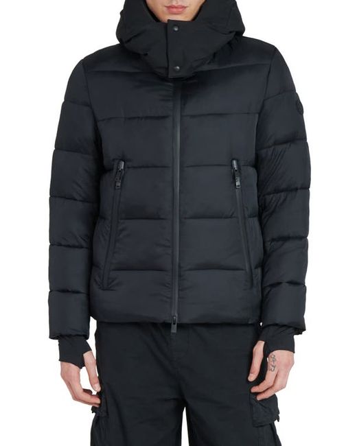 The Recycled Planet Company Tag Hooded Water Resistant Insulated Puffer Jacket in at