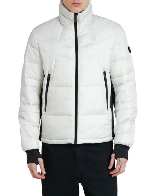 The Recycled Planet Company Racer Ripstop Puffer Jacket in at