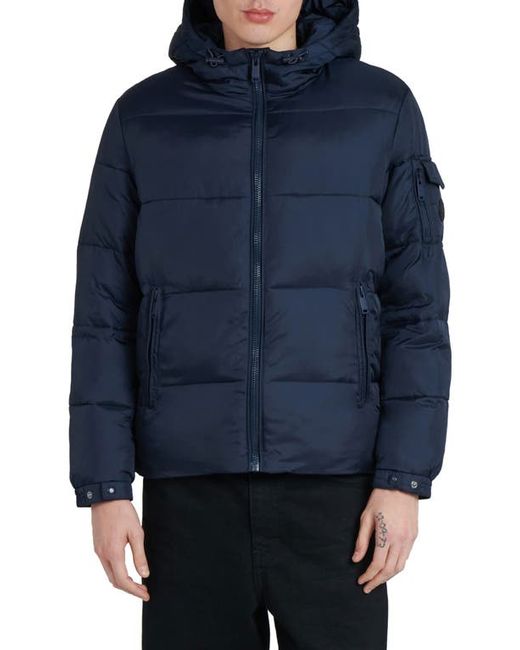 The Recycled Planet Company Erik Hooded Puffer Coat in at