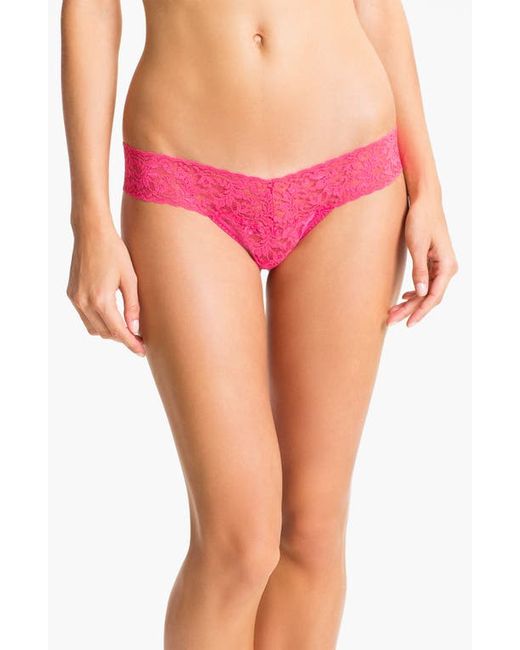 Hanky Panky Signature Lace Low Rise Thong in at