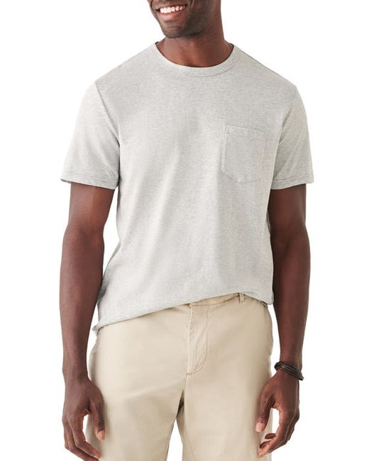 Faherty Sunwashed Organic Cotton Pocket T-Shirt in at