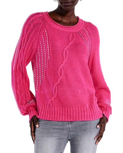 Nic+Zoe Crafted Cables Sweater in at