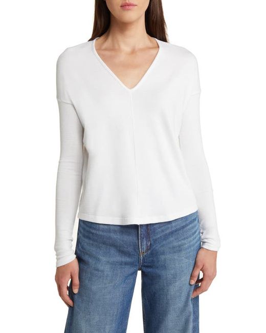 Rag & Bone The Long Sleeve Knit T-Shirt in at Xx-Small