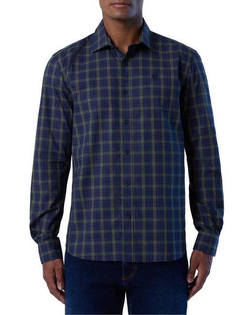 North Sails Plaid Button-Up Shirt in at Large
