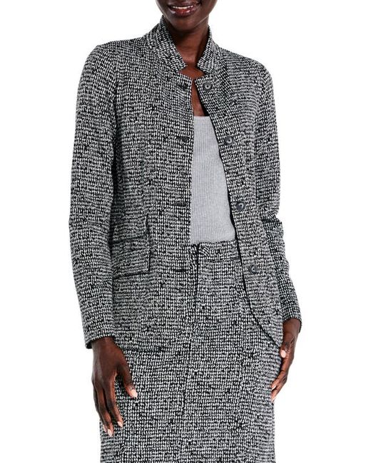 Nic+Zoe Etched Tweed Blazer in at X-Small