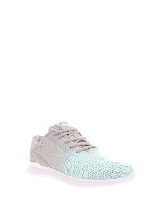 Propét Travelbound Duo Sneaker in Grey/Mint at