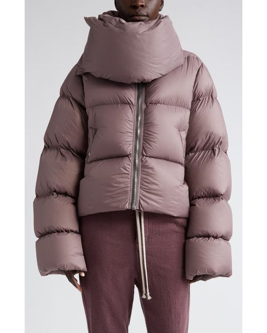 Rick Owens Funnel Neck Down Puffer Jacket in at 2 Us