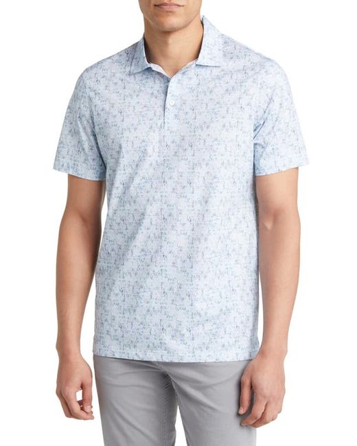 Bugatchi OoohCotton Victor Microprint Polo in at Small