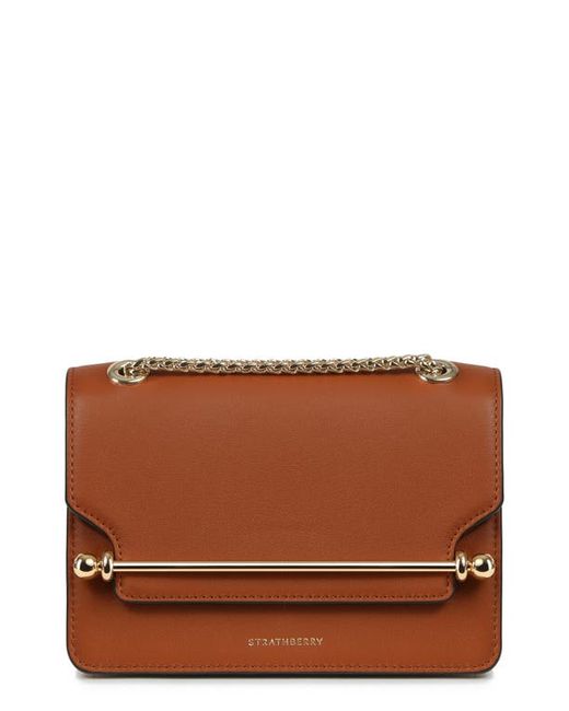 Strathberry Mini East/West Leather Shoulder Bag in at