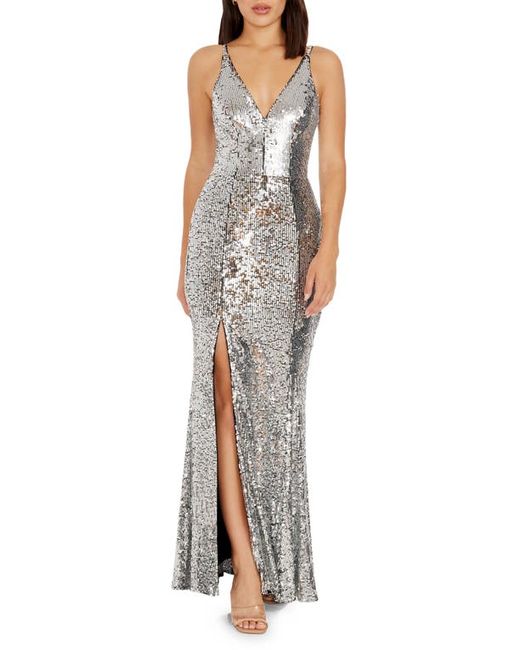 Dress the population Iris Sequin Gown in at