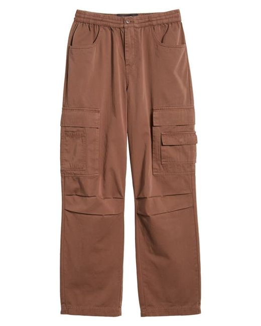 Native Youth Relaxed Fit Cotton Cargo Pants in at