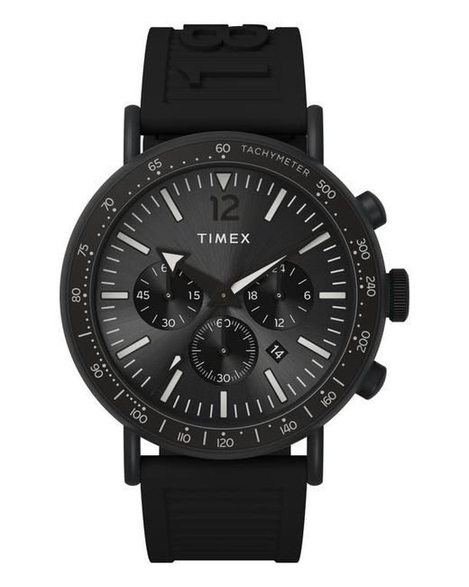 Timex® Timex Standard Chronograph Resin Strap Watch 43mm in at