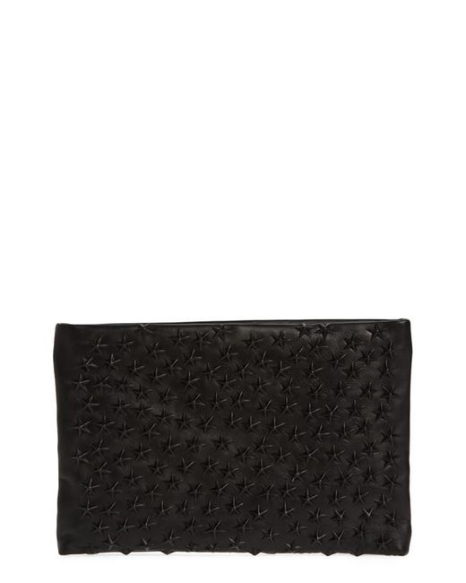 AllSaints Bettina Star Leather Clutch in at
