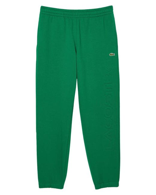 Lacoste Logo Embossed Sweatpants in at