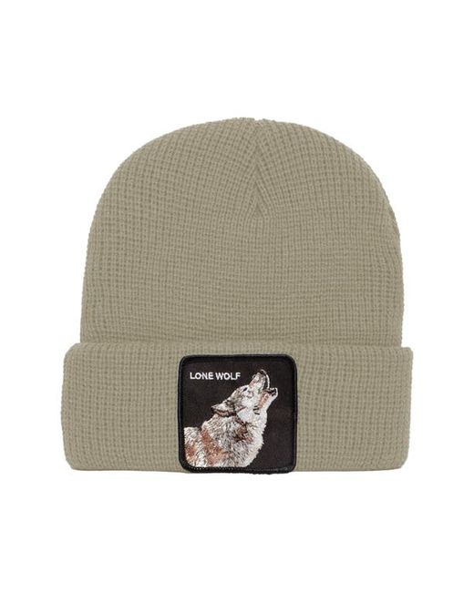 Goorin Bros. . Singled Out Wolf Patch Beanie in at