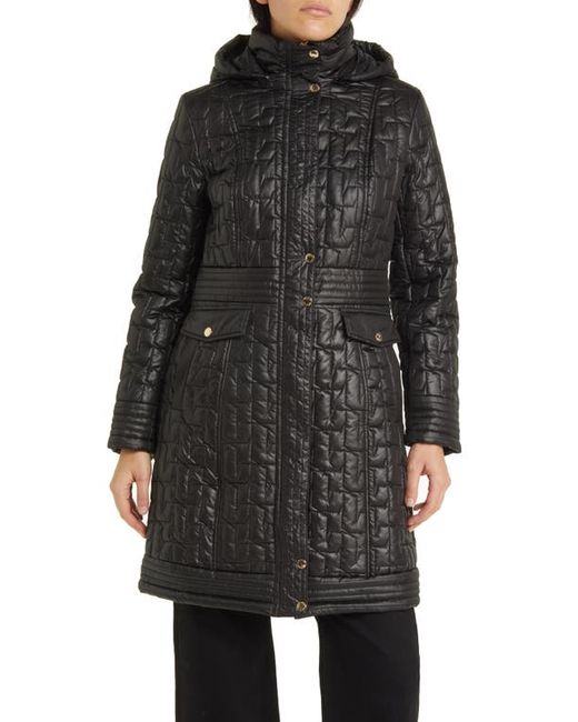 Via Spiga Quilted Hooded Coat in at