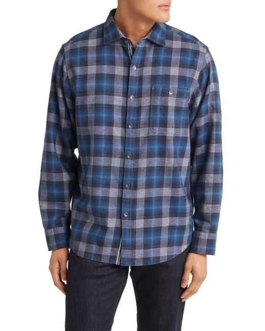Tommy Bahama Canyon Beach Cozy Check Flannel Button-Up Shirt in at