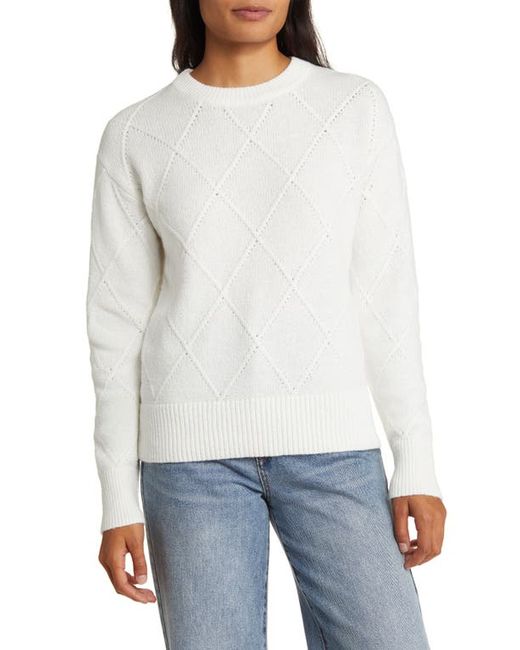 CaslonR caslonr Diamond Cable Knit Sweater in at