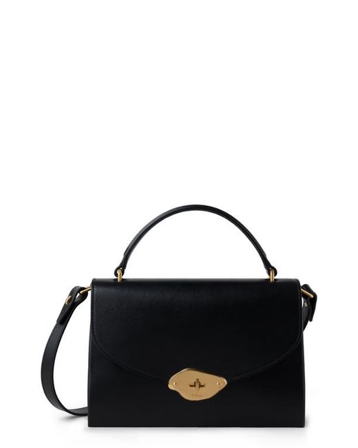Mulberry Lana High Gloss Leather Top Handle Bag in at