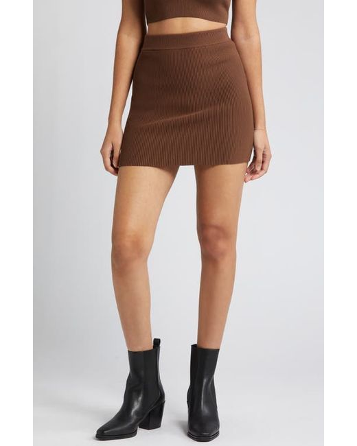 Open Edit Rib Sweater Skirt in at X-Small