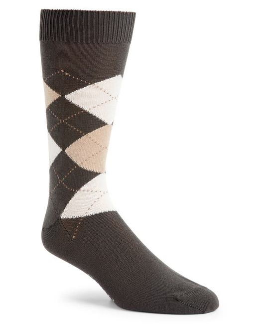 Canali Argyle Cotton Dress Socks in at