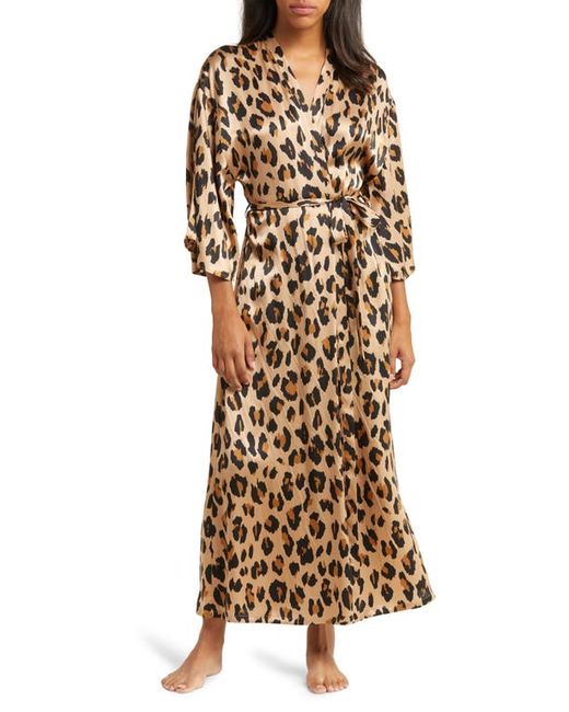 Nordstrom Washable Silk Longline Robe in at X-Small
