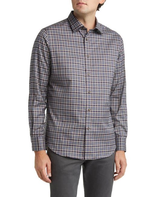 Bugatchi Julian Shaped Fit Plaid Button-Up Shirt in at Small