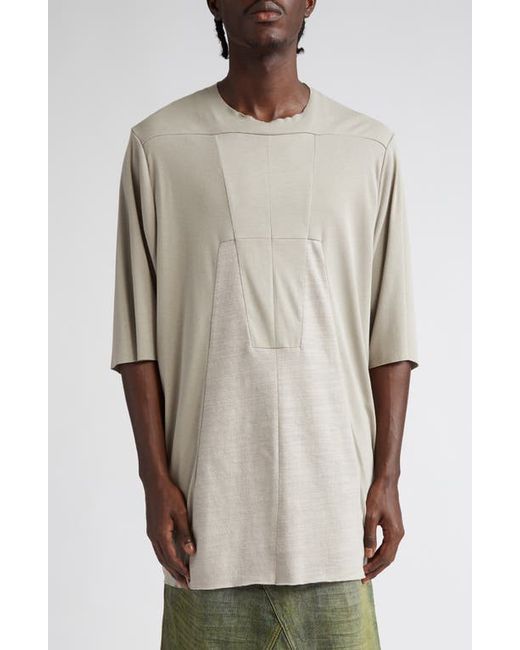 Rick Owens Luxor Oversize Cotton T-Shirt in at Small