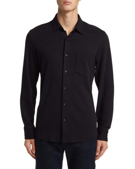 Nordstrom Trim Fit Piqué Button-Up Shirt in at