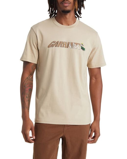 Carhartt Work In Progress Dandelion Logo Organic Cotton Graphic T-Shirt Small