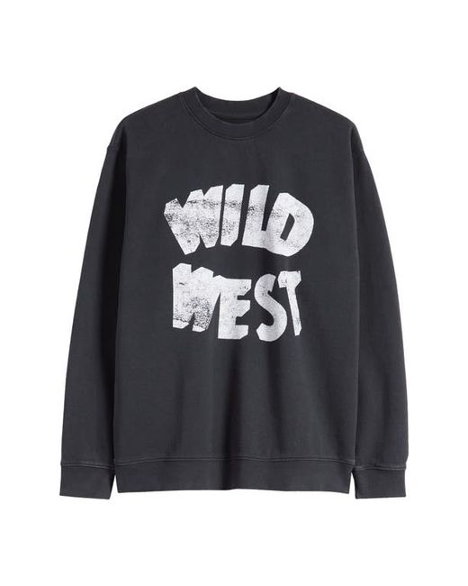 One Of These Days Wild West Ombré Cotton Graphic Sweatshirt