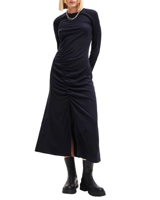 Desigual Samantha Long Sleeve Ruched Dress X-Small