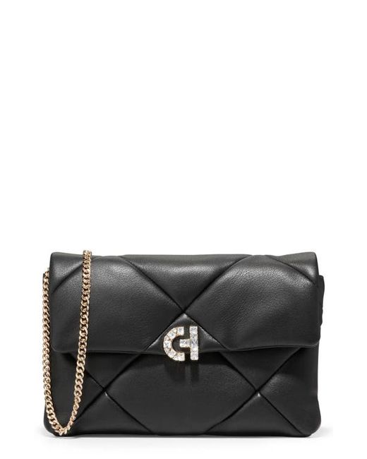 Cole Haan Crystal Quilted Leather Clutch