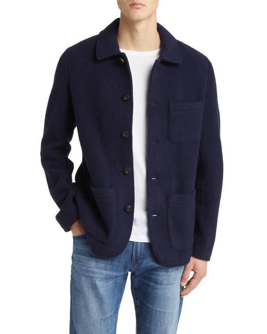 Faherty Felted Wool Bland Chore Coat