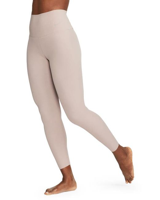 Nike Zenvy Gentle Support High Waist 7/8 Leggings Diffused Taupe/Black