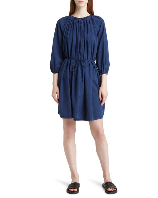 Closed Gathered Belted Denim Dress X-Small