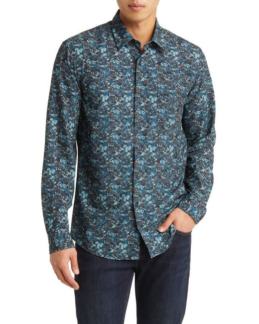 Nordstrom Trim Fit Stretch Button-Up Shirt