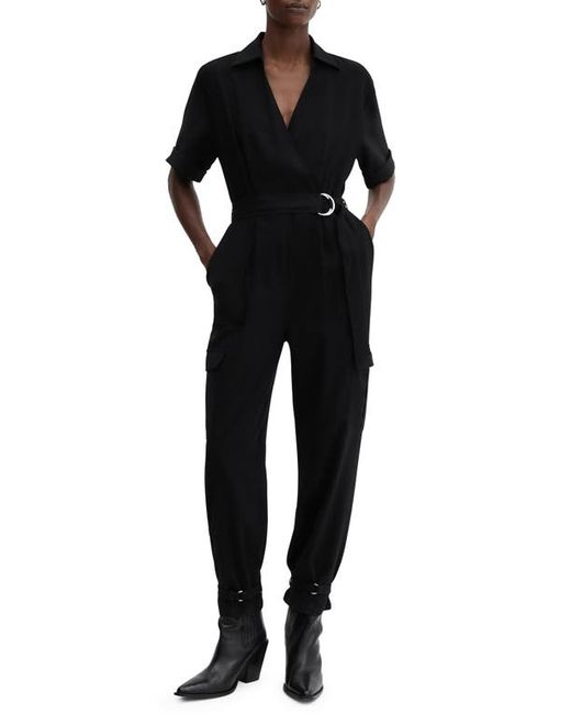 Mango Belted Jumpsuit Xx-Small